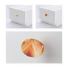 mookaitedecor Set of 4 40mm Carnelian Stone Drawer Knobs with