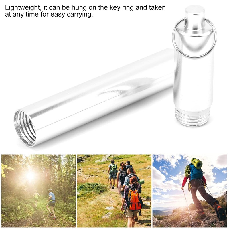 Pocket Toothpick Holder Reusable Aluminium Alloy Toothpick 8-10 Toothpicks Box