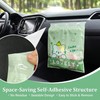 60 Pcs Car Trash Bags Easy Stick-On Disposable Portable Car