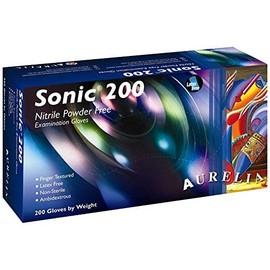 Boxes And Board International Limited Sonic Nitrile Powder Free Examination Gloves X200 Medium