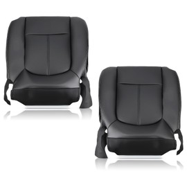 AUTOKAY Driver & Passenger Perforated Seat Cover Fits for Ford F250 F350 Lariat 2011-2016