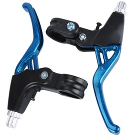 YUTONG Aluminium Mountain Bike Brake Clutch Levers, Universal 22mm Diameter, Black and Blue