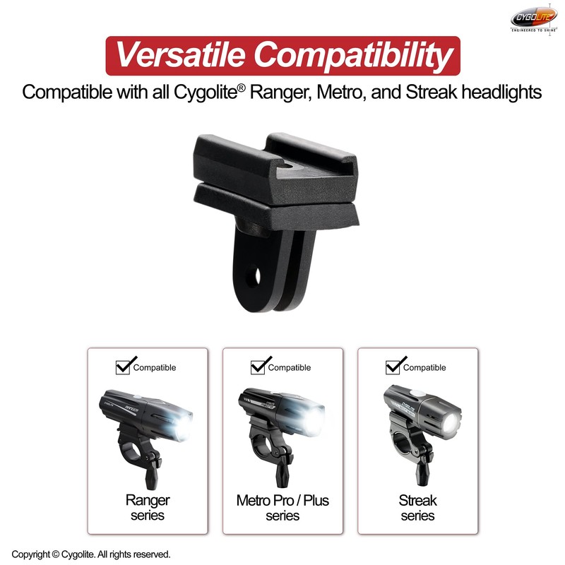 Cygolite Light Adapter - for Cygolite Velocity, Ranger, Expilion, Metro,