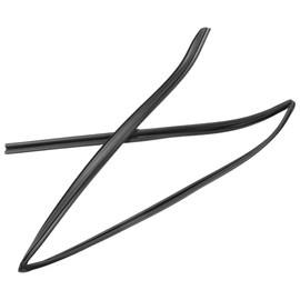 Motoforti Door Window Run Channel Seal, Weatherstrip Glassrun Channel Seal Strip, for Toyota Corolla Altis Sedan 2002-2006, Rubber, Rear Right, No.6814202050, Black, 1 Pc