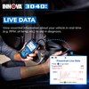 INNOVA 3040RS, OBD2 Scanner, Live Data Streamer, Battery/Alt Tester, Reset