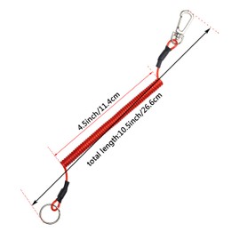 Mini Skater 12Pcs Retractable Spring Cord Stretchy Elastic Safety Ropes Wire Plastic Lanyards Swipe Badge & Key Chain Ring Casino Card Clip Securing Tools, Random Color