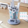 INSTOME Rotating Pen Holder,Cute Bow Pen Holder,Office Desk Accessories for