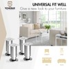 4 Inch/10cm Metal Furniture Legs,Tchosuz Set of 4 Heavy Duty