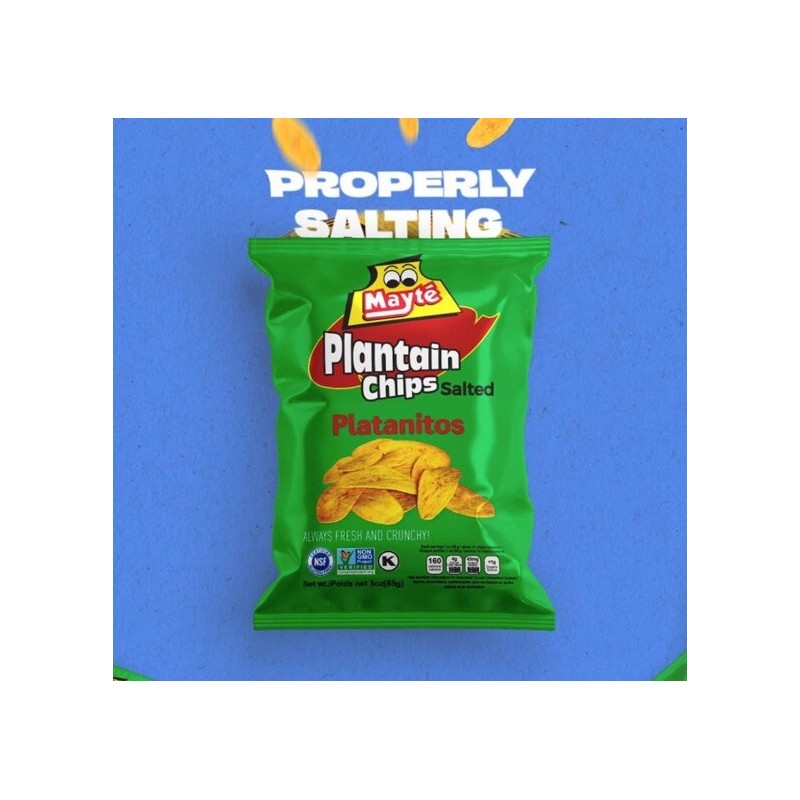 Mayte Banana Chips Salted Plantain Mayte￼3 Pack