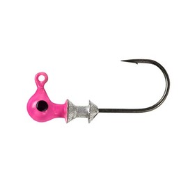 Bobby Garland Crappie Pro Jig Heads for Soft Plastic Crappie Fishing Baits, Fishing Lures for Freshwater, Pack of 10, Pink, 1/32 oz