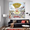 LCFhome Days Dookie Tapestry Banner Flag(4x4ft,150 Poly, HD Printing) Garage