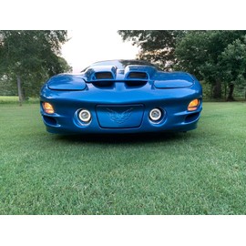 Angel Eye Fog Lamps Driving Lights Kit for 1998 1999 2000 2001 2002 Pontiac Firebird Trans Am