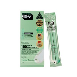 VT COSMETICS Sérum Reti-A Reedle Shot 100 10 Sobres x 2ml – Suero Facial con Microagujas Vegetales y Retinol Suave para Renovación y Suavizado de la Piel