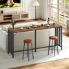 YATINEY 70.9" Bar Table, Long Counter Bar Height Table, Rectangular