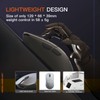 Darmoshark M3 Wireless Gaming Mouse,Tri-Mode 2.4G/USB-C/Bluetooth Mouse Up to 26000DPI,PAW3395