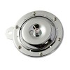 HORN UNIVERSAL 12V CHROME 100mm Diameter