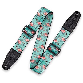 Levy's Leathers MPD2 2” Wide Polyester Guitar Strap with Flamingos Motif (MPD2-121)