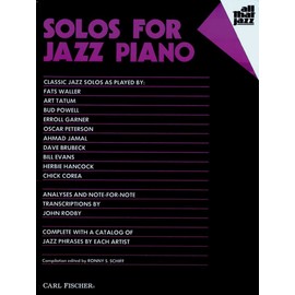 Solos for Jazz Piano (All That Jazz Ser.)