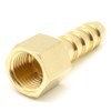 AHFMANG 10PCS Brass Hose Barb Fitting 1/4" Barb x 1/8"
