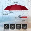 NOOFORMER Compact Travel Mini Umbrella Windproof Automatic Umbrellas Small Lightweight