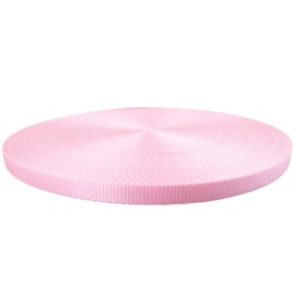 Rope and Cord Nylon Webbing – 1/2 in. Multipurpose Webbing for Cargo Straps, Pulley Lines, and More! – Soft Pink, 1 Yard