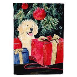 Caroline's Treasures SS8578GF Golden Retriever Garden Flag Mailbox Flag Decorative Yard Flag Banner Outside Patio Artwork Yard Flower Beds, Garden Size, Multicolor