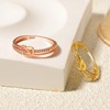 AIBELOPY Mother Daughter Rings for Women Friendship Rings Best Friend