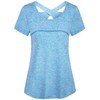Kimmery Yoga Tops,Loose Fit Sweet Wicking Short Sleeve Scoop Neck