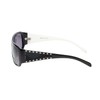 Calabria 829 Womens POLARIZED Bi-Focal Reading Sunglasses Black White/Grey+2.75
