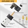 AIRIX 4V110-06 Pneumatic Solenoid Valve DC24V, 2 Position 5 Way,