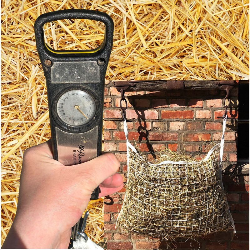 Hay Net for Horses Square in White Hay Net 3
