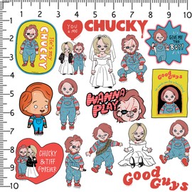 Chucky Vinyl Large Deluxe Stickers Variety Pack - Laptop, Water Bottle, Scrapbooking, Tablet, Skateboard, Indoor/Outdoor - Set of 100