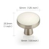 Ravinte 20 Pack Solid Single Hole Kitchen Round Cabinet Knobs
