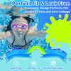 Vvinca Kids Swim Goggles, 3 Pack Toddler Swimming Goggle with