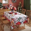 auons Rectangular Christmas Tablecloth 60x87 Inch, Christmas Decoration Tablecloth, Waterproof