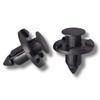 AquaLoach 100pcs Universal Clip for Car 8mm Black Nylon Rivet