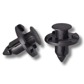 AquaLoach 100pcs Universal Clip for Car 8mm Black Nylon Rivet Fastener Mud Flap Bumper Fender Clip