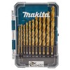 Makita D-72855 HSS TIN Drill Bit Eco Set 13 Piece