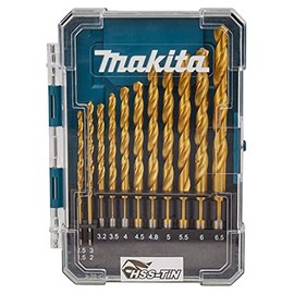 Makita D-72855 HSS TIN Drill Bit Eco Set 13 Piece