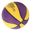 Rubber Basketball, Yellow Purple Wearproof Leakproof Training Basketball for Basketball
