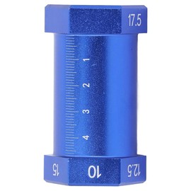 Peakloong Horizontal Alignment Scribing Tool for Eyeglass Frame Lining with Engraved Markings, Six Sided Lens Alignment Scriber