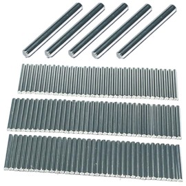 ZDingTech 100pcs 2mm x 20mm Dowel Pins Metal Dowel pins M2 2mm Shelf Pegs,Support Shelves,2mm x 20mm Metal Rod.304 Stainless Steel Wood Bunk Bed pegs