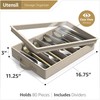 Sorbus Flatware & Utensil Storage - Fabric Chest Box for