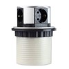 Retractable socket for kitchen and office - round recessed socket,
