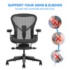 Jerbor Replacement Arm Pads Caps for Herman Miller Classic Aeron