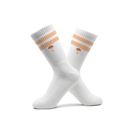Shirtracer Tenissocken - Pflanzen - Glückspilz Socken Fliegenpilz Glückssocken Fliegenpilz Glücks Tennissocken Glücks Pilz Socke I Glücksbringer I Glück - 37-41 - Pastell Orange