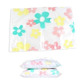 Vacuum Compression Pack Floral Medium Size Outer Compression Pouch