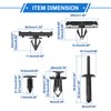 VekAuto 1 Set Retainer Fastener Clip Rivet Compatible for Jeep