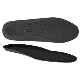 VM FOOTWEAR Soletta anatomica per calzature/Scarponcini da Lavoro/Ortopediche/Solette per scarpe/In poliuretano/Misura 38/1 Paio/Nera/Unisex