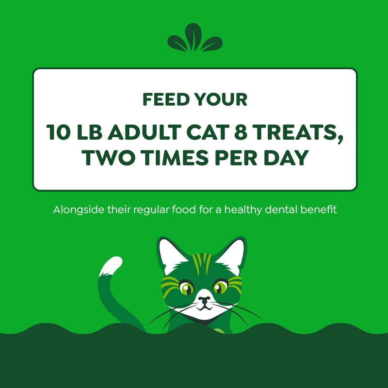 Greenies Feline Adult Dental Cat Treats, Oven Roasted Chicken Flavor,